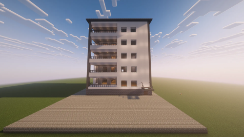 Modern Apartment Unfurnished Schematic Thumbnail