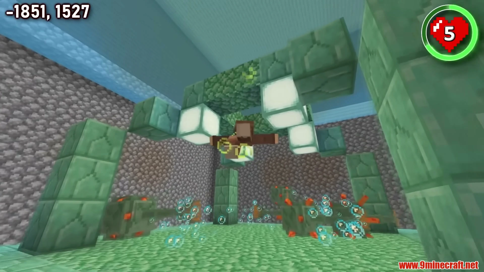 Triple Convergence: Mansion, Monument & Stronghold - Minecraft 26.3 Seed -3689227763345213365 View 3