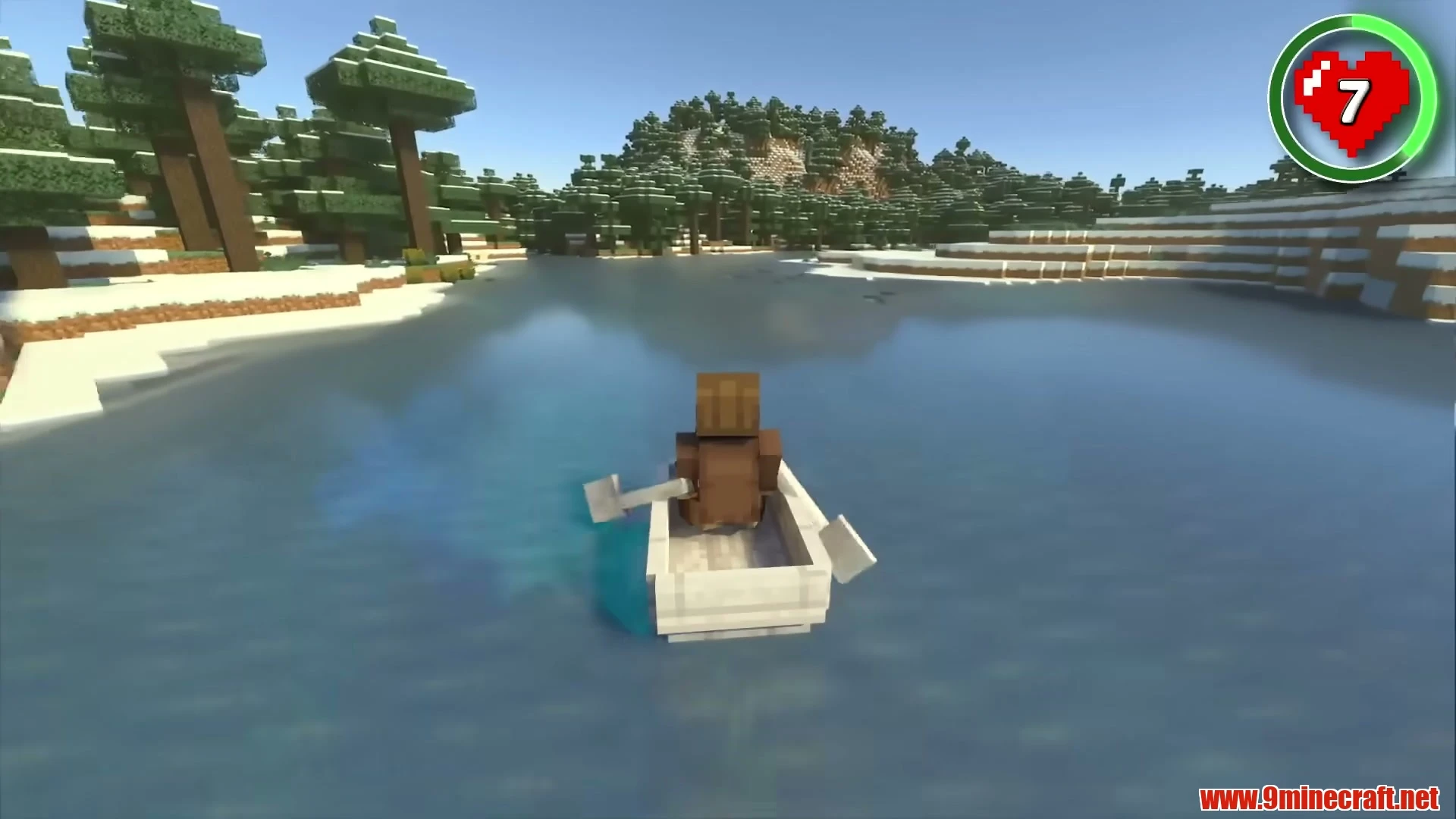 Glacial Ring Island & Natural Boat Race Track - Minecraft 26.3 Seed -62987873005198693 View 2