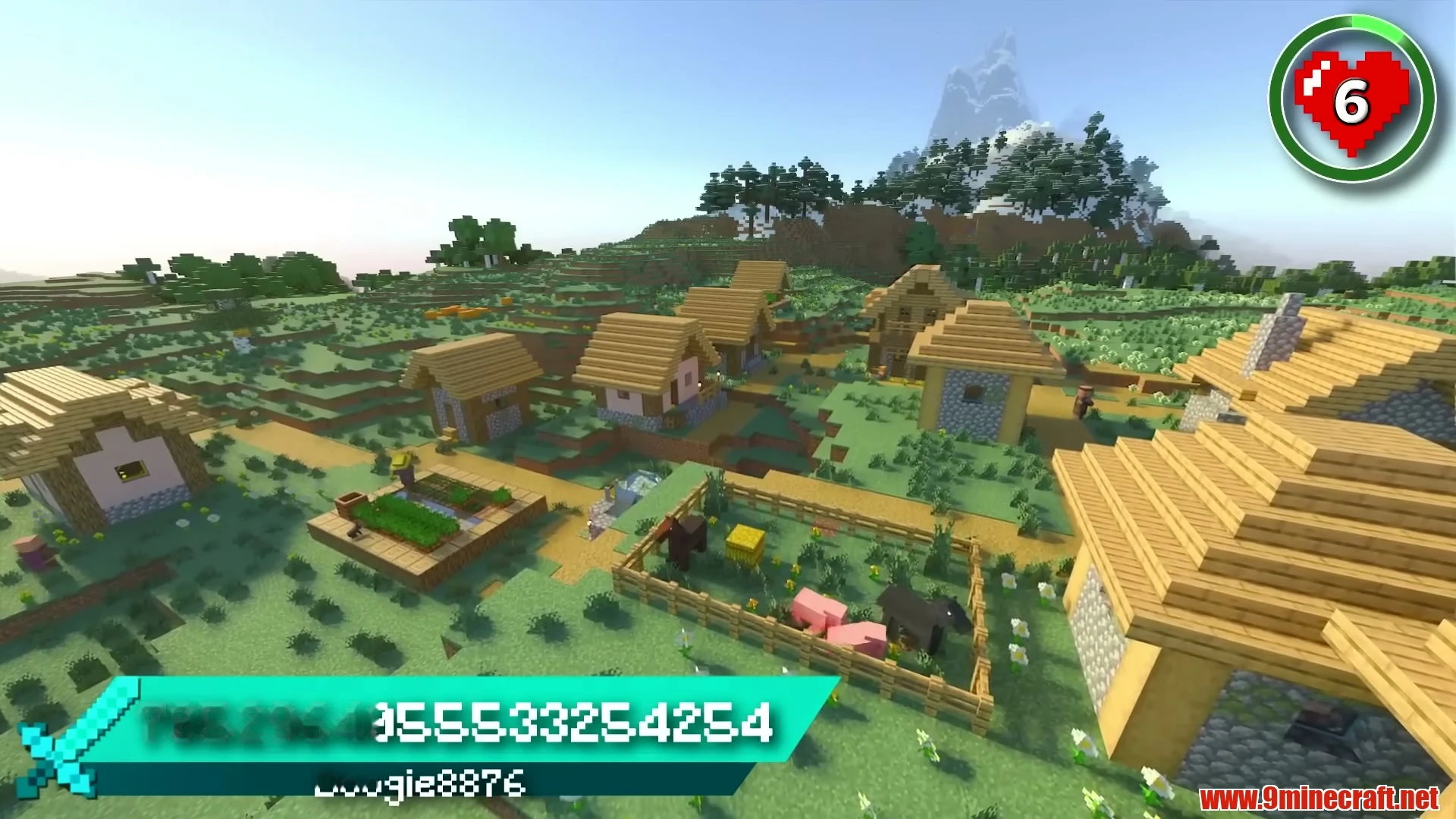 Flower Meadow Village on Pale Garden Frontier - Minecraft 26.3 Seed 7052964055533254254 View 1