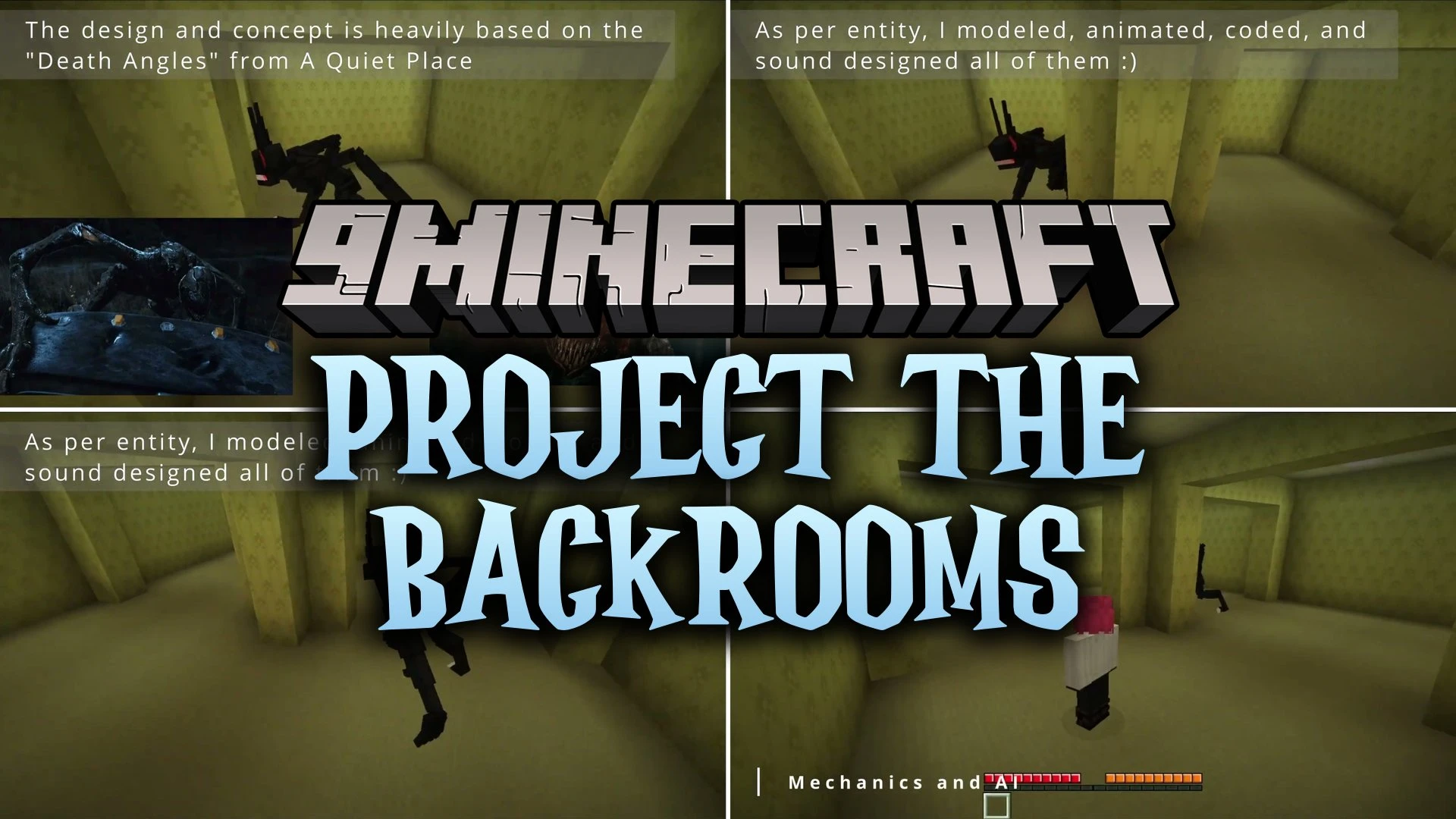 Project the Backrooms Map (26.3, 1.20.1) – Escape the Endless Yellow Maze