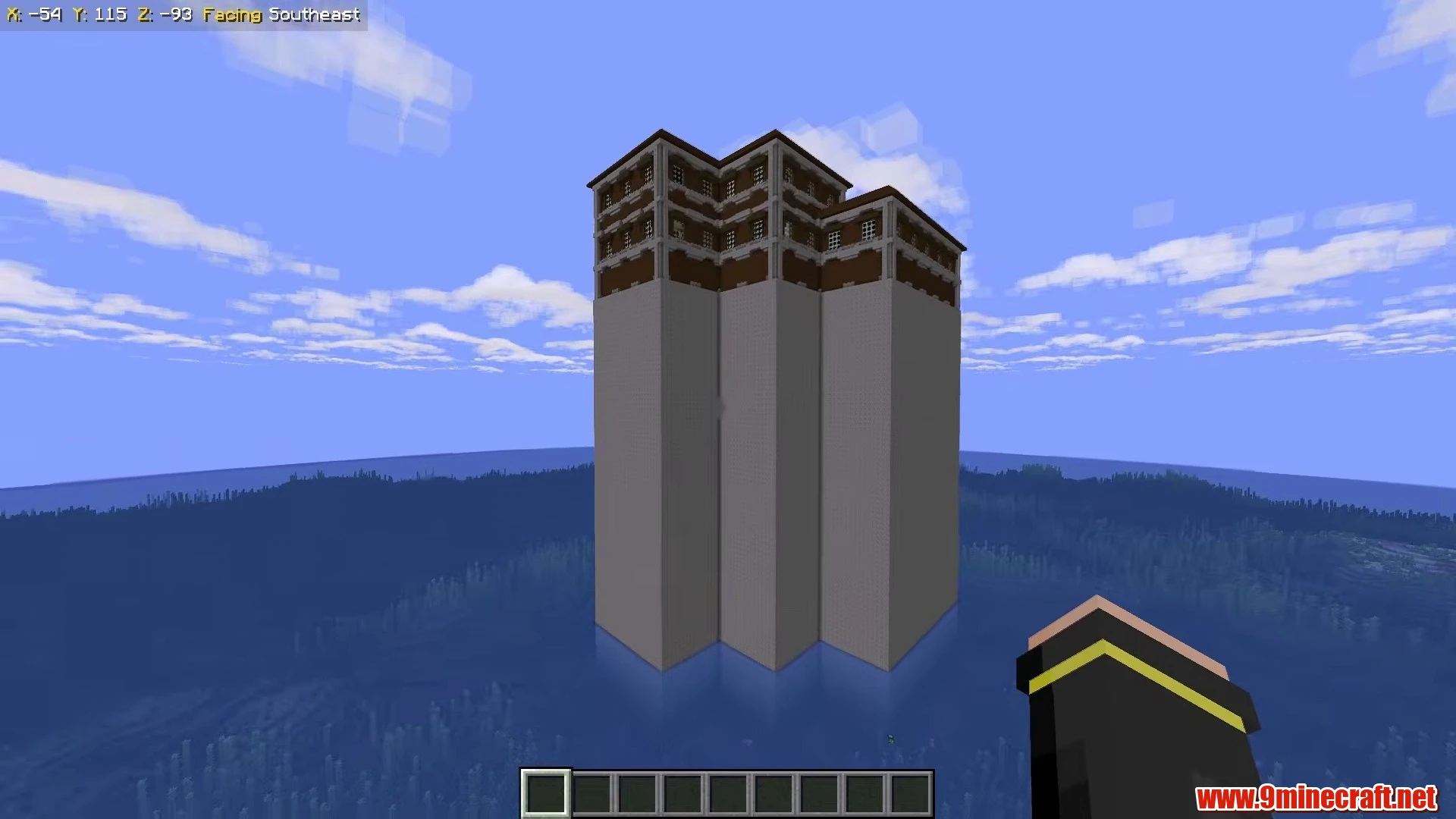 Towering Woodland Mansion Island - Minecraft 26.3 Island Seed 209698858230574020 view 3