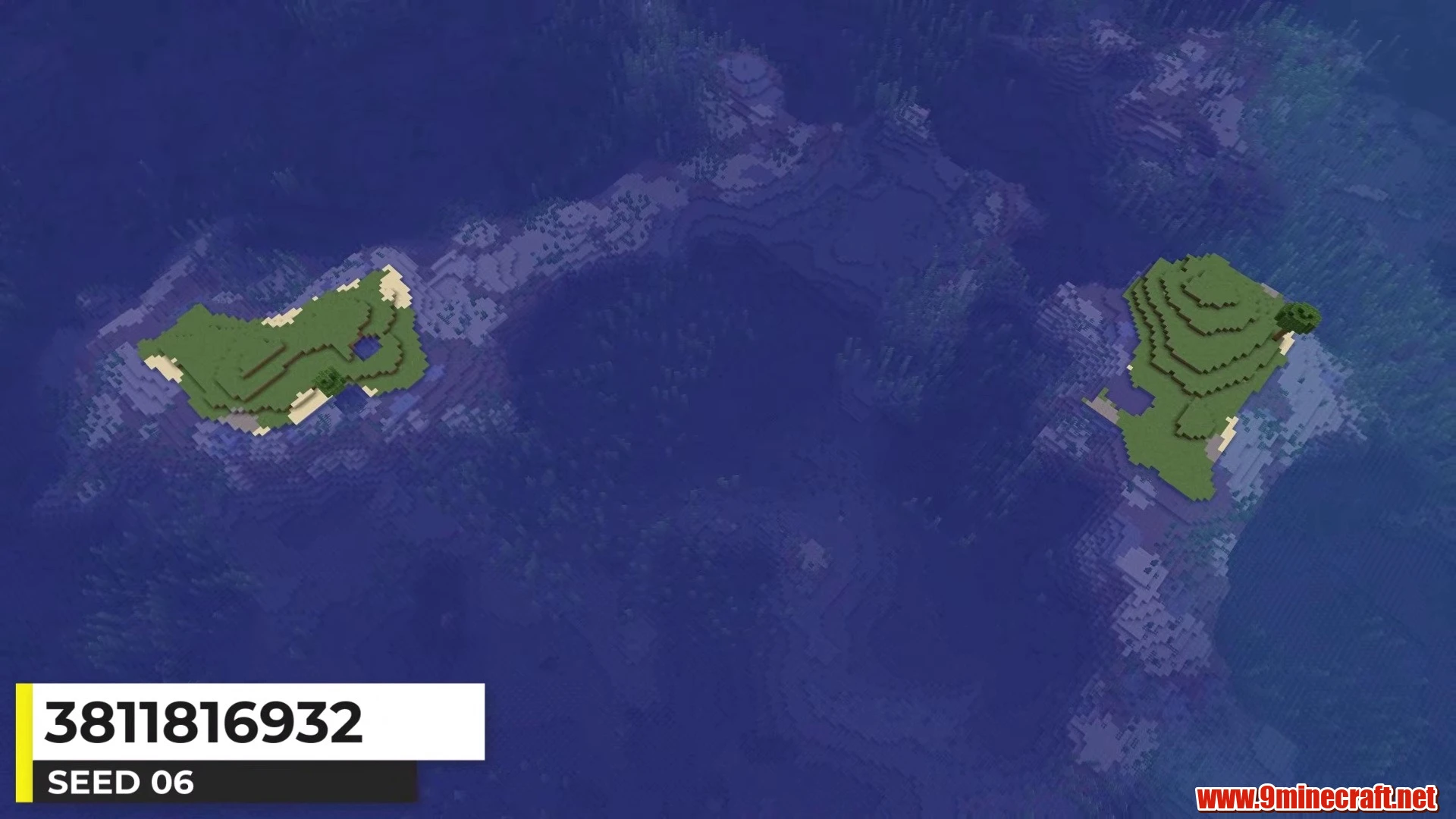 Twin Archipelago Isles - Minecraft 26.3 Island Seed 3811816932 view 2