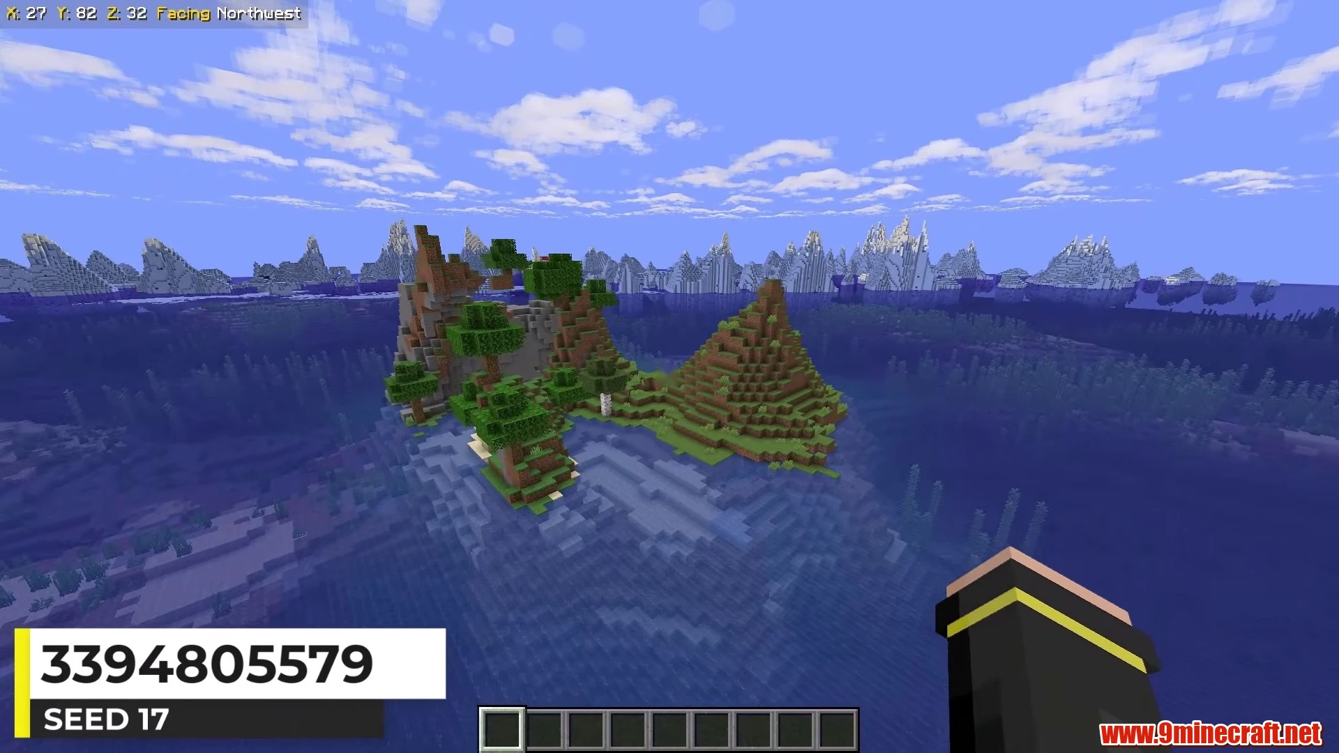 Odd Terrain Sea Formation - Minecraft 26.3 Island Seed 3394805579 view 1
