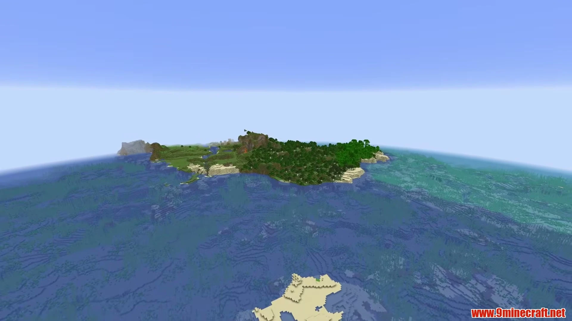 Subterranean Lush Cavern & Ocean Hollow Island - Minecraft 26.3 Seed 562951009426890 View 2
