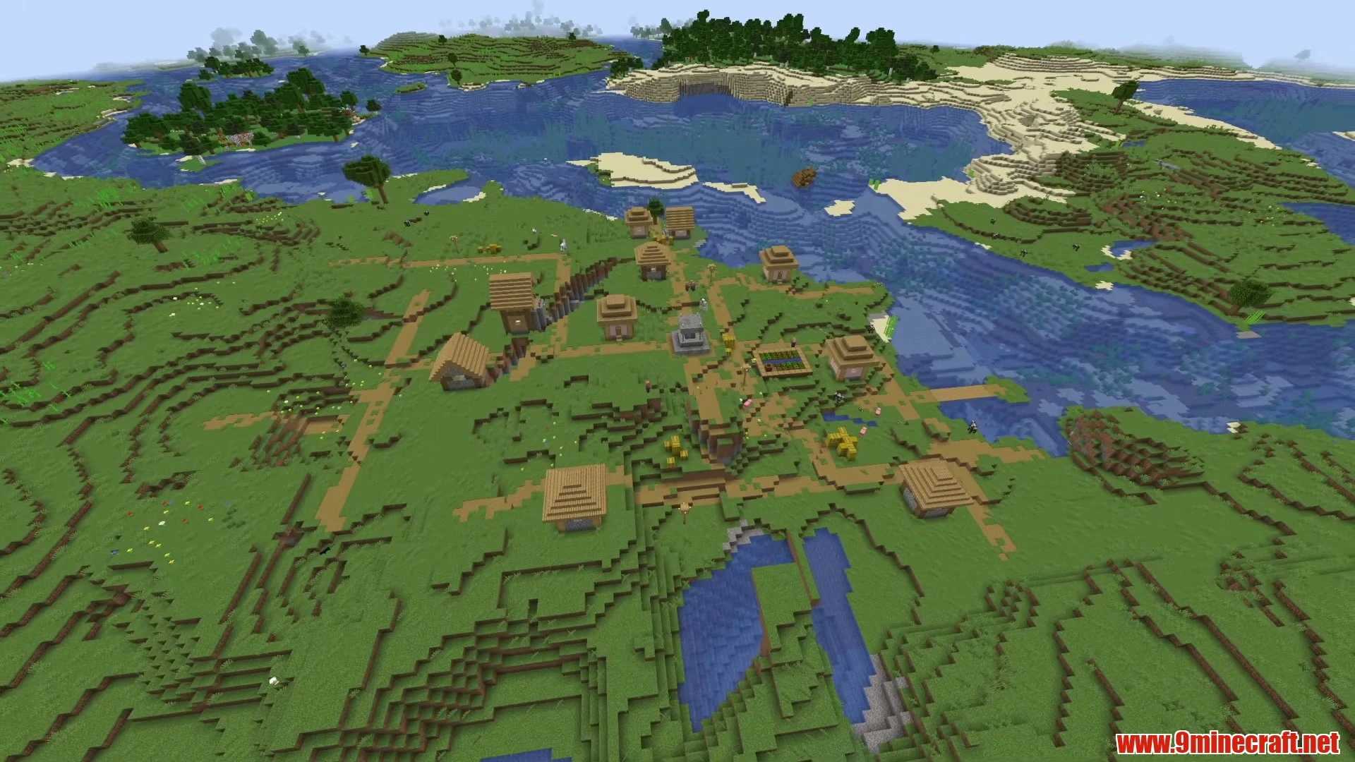 Savanna Plateau Village & Armadillo Haven - Minecraft 26.3 Seed -8268197481951613878 View 2