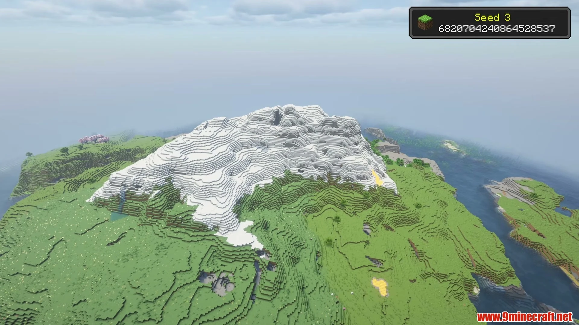 Riverbank Crossroads Plains Village & Farmlands - Minecraft 26.3 Seed 7258923562092915514 View 3