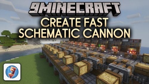 Create Fast Schematic Cannon Mod (1.21.1, 1.20.1) – Rapid Mega Base Printing