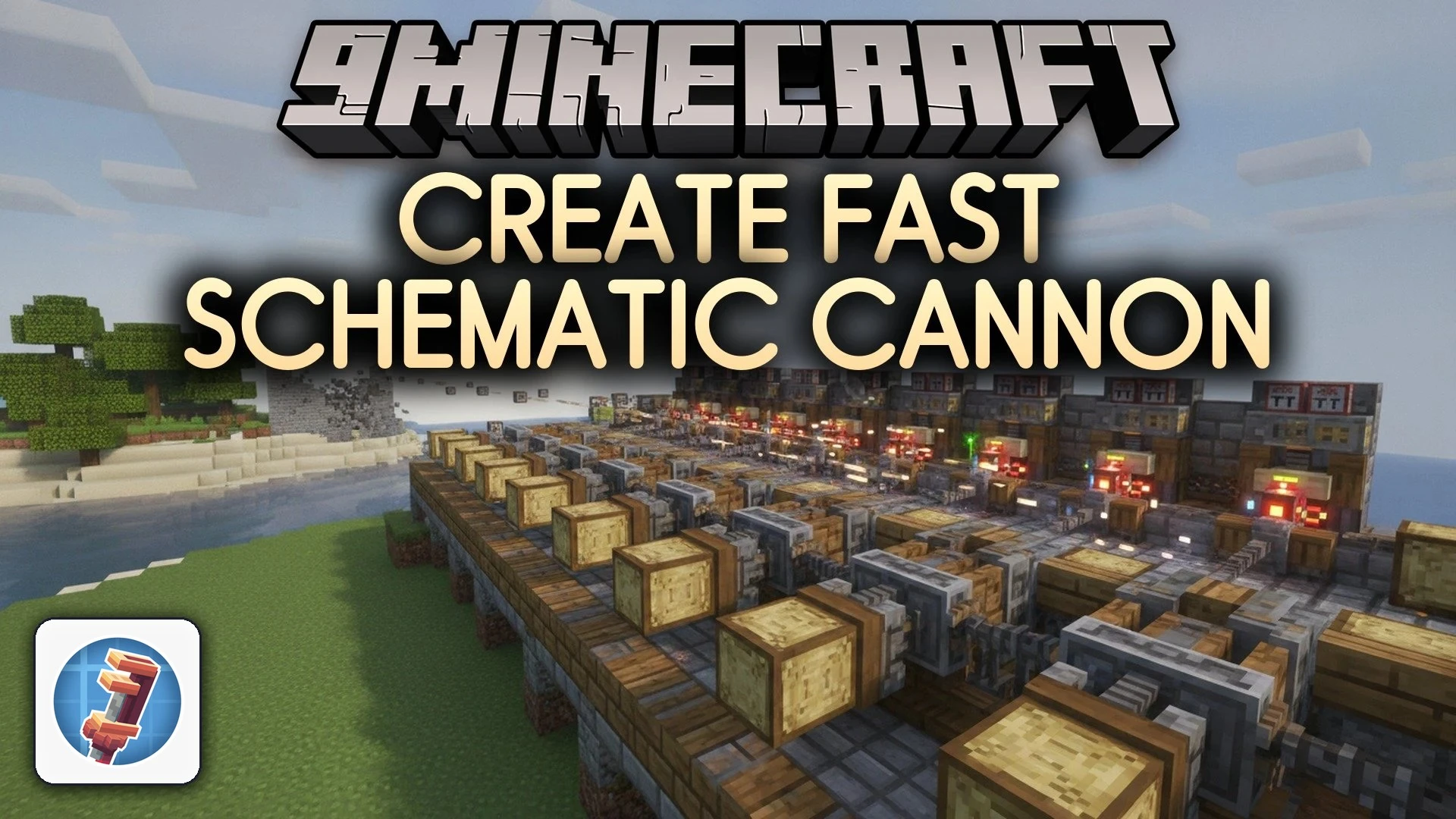 Create Fast Schematic Cannon Mod (1.21.1, 1.20.1) – Rapid Mega Base Printing