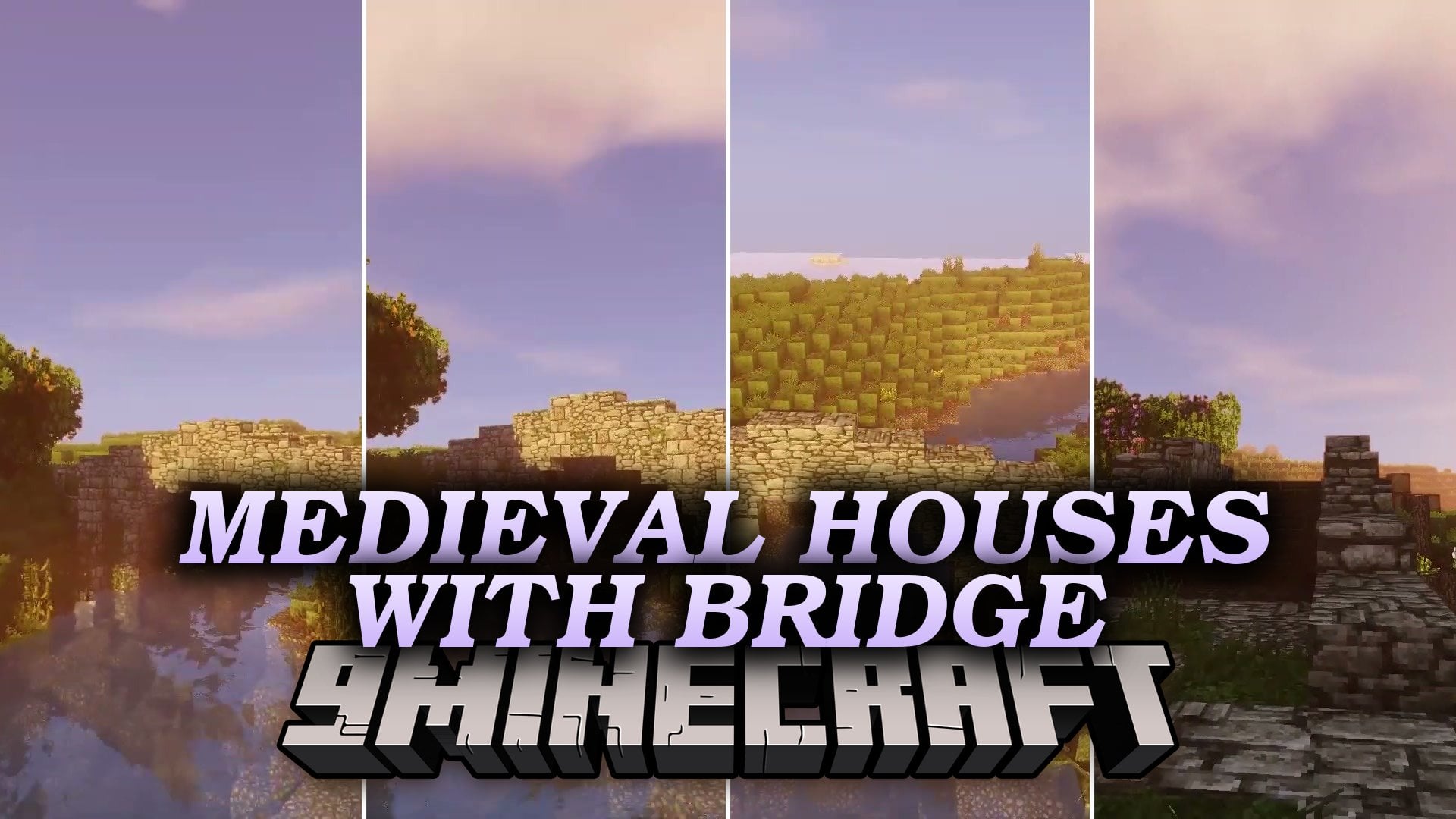 Medieval Houses with Bridge Map (26.3, 1.20.1) – Cozy Riverside Survival Base