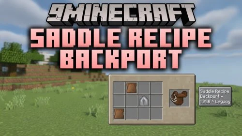 Saddle Recipe Backport Data Pack (1.21.11, 1.20.1) – Ride Wild Horses Right