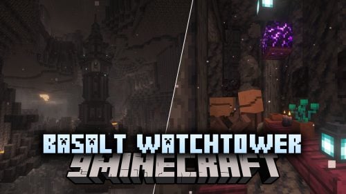 Basalt Watchtower Mod (26.3, 1.20.1) – Trade Safely in the Nether