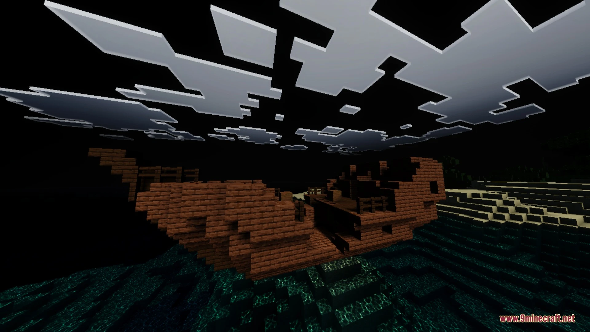 Hollow Visual Shader (26.x) – Hollow Terrain and Pitch Black Night Skies Screenshot 8