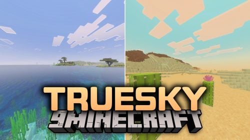 Truesky Shader (26.x, 1.21) – Cinematic Sun Rays and Sky Lighting on Mobile