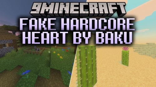Fake Hardcore Heart by Baku Shader (26.x) – Hardcore Heart HUD on Any Bedrock