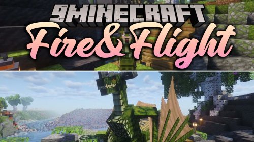 Fire&Flight Mod (1.20.1) – Raise Dragon Hatchlings and Dominate the Open Skies
