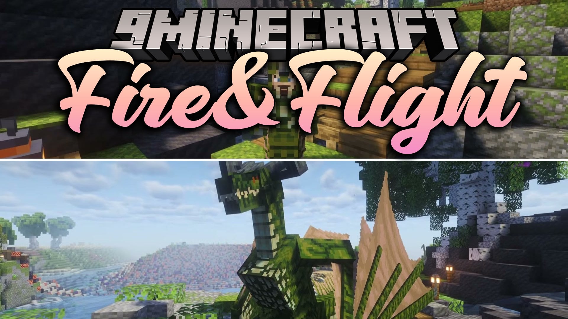 Fire&Flight Mod (1.20.1) – Raise Dragon Hatchlings and Dominate the Open Skies