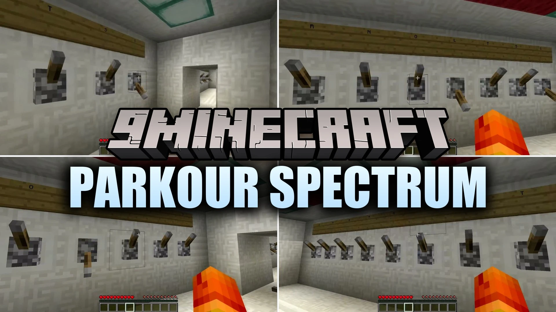 Parkour Spectrum Map (26.3, 1.20.1) – Sixteen Colorful Tests of Precision