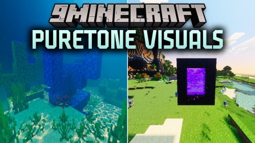 PureTone Visuals Shader (26.x, 1.21) – Vibrant Sky Transitions and Glowing