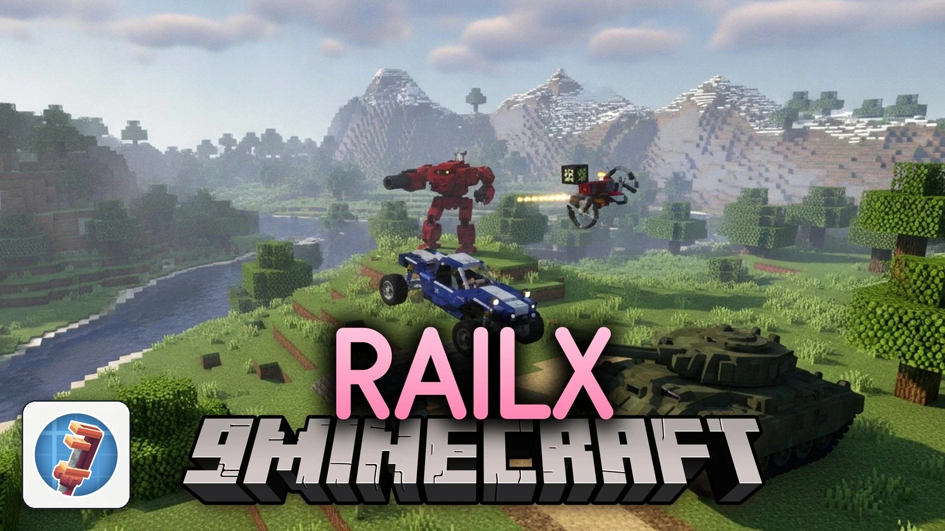Railx Mod (1.22) – Lay Smooth Curved Tracks with Realistic Train Physics