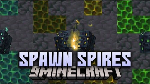 Spawn Spires Mod (1.21.1) – Conquer Giant Towers to Halt Night Mob Spawns