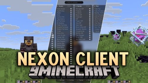 Nexon Client Mod (1.21.11) – Dominate Economy Servers and Crystal PvP