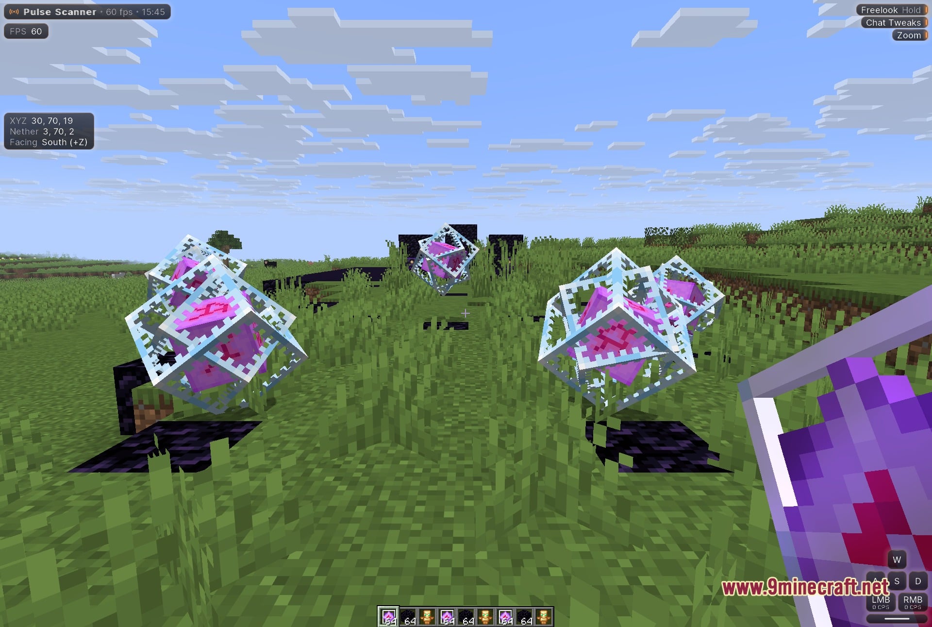 Pulse Scanner Mod (1.21.11) – Hunt Hidden Bases Across Anarchy Servers — screenshot 2