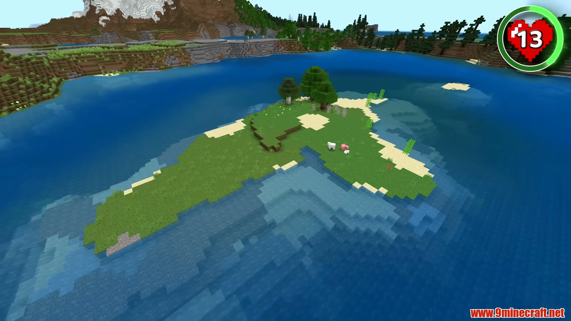 Coral Atoll Ring Island & Lagoon Basin - Minecraft 26.3 Seed 3300000008865677 View 1