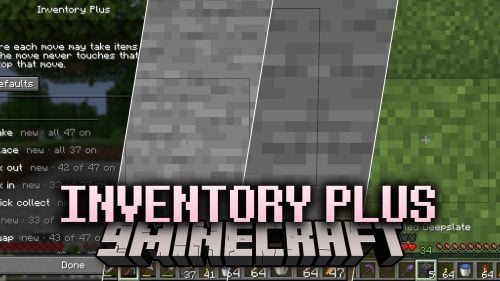 Inventory Plus Mod (26.3, 1.21.11) – Never Stop Mining or Building