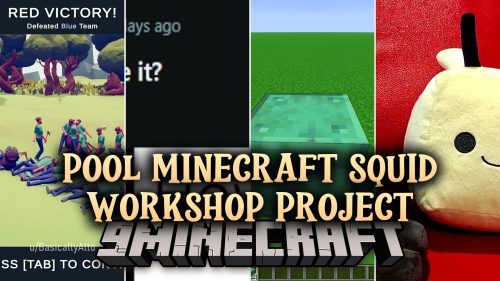 Pool Minecraft Squid Workshop Project Data Pack (1.16.2) – Shoot Real Pool with Friends