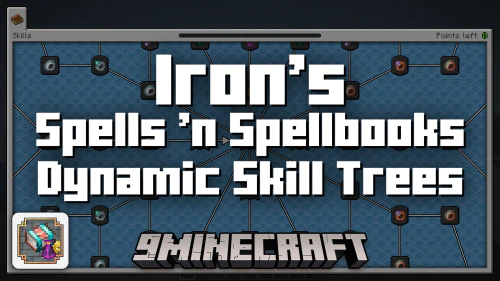 Iron Spells n Spellbooks Dynamic Skill Trees Mod (1.21.1, 1.20.1)