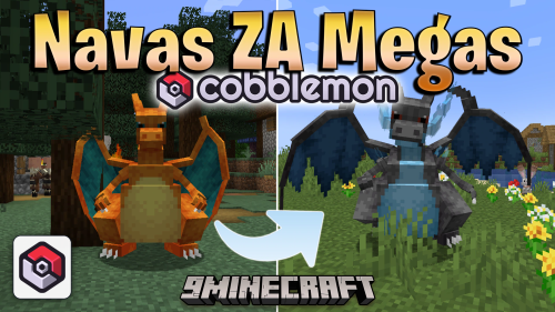 Navas ZA Megas Mod (1.21.1, 1.21) – 45 Mega Evolutions For Cobblemon