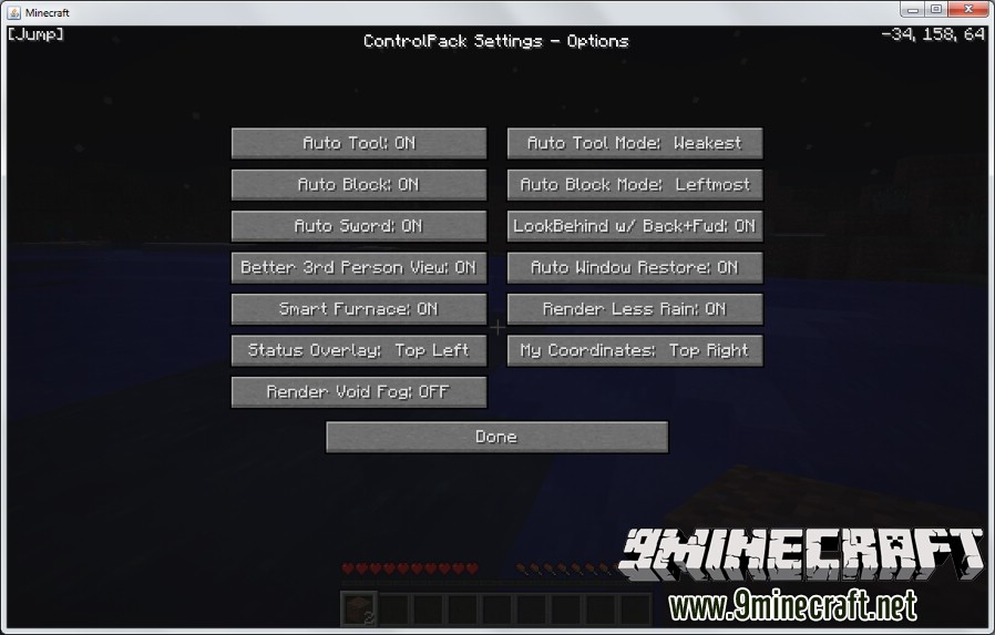 ControlPack Mod 1.7.10 2