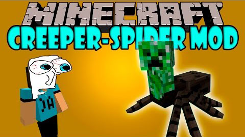 Creeper-Spider Mod 1.7.10 1