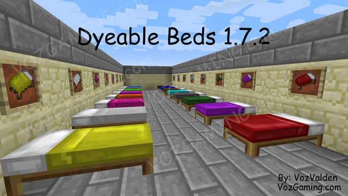 Dyeable Beds Mod 1.7.10 2