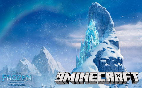 Elsa's Ice Castle - Frozen Map 1.12.2, 1.11.2 for Minecraft 1