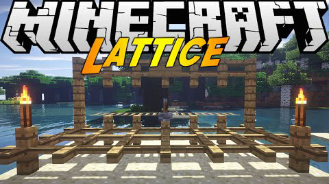 Lattice Mod 1.10.2, 1.7.10 (Horizontal Fences) 1