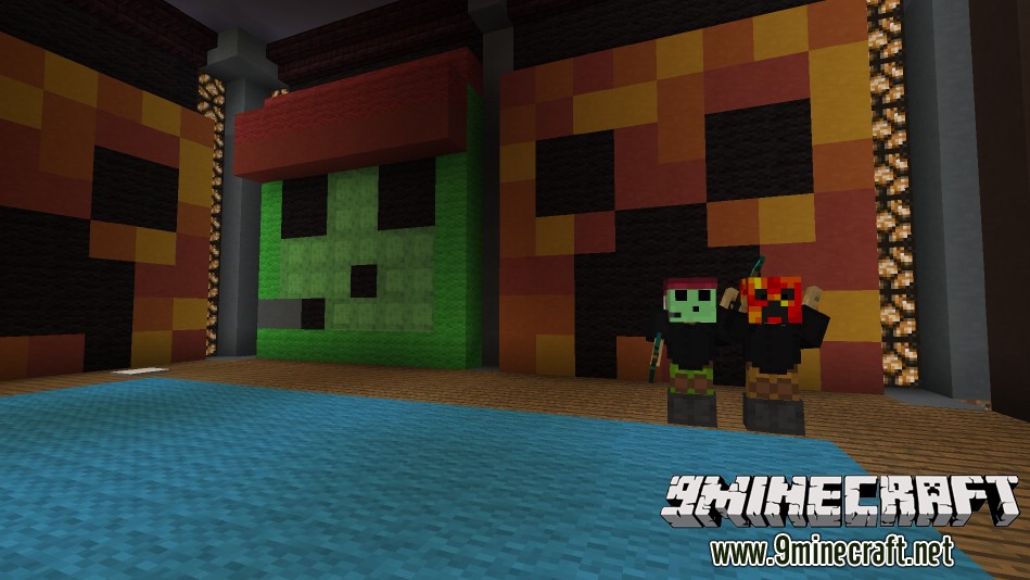 Lava and Slime Parkour Map 2