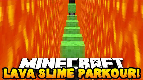 Lava and Slime Parkour Map 1