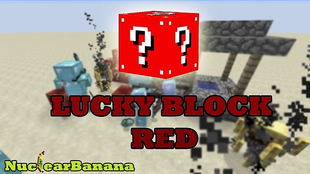 Lucky Block Red Mod 1.7.10 1