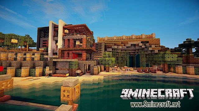 Luxurious Cove House Map 1.12.2, 1.11.2 for Minecraft 3