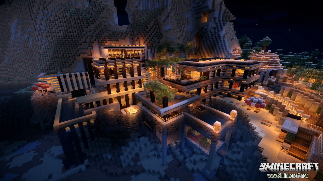 Luxurious Cove House Map 1.12.2, 1.11.2 for Minecraft 4