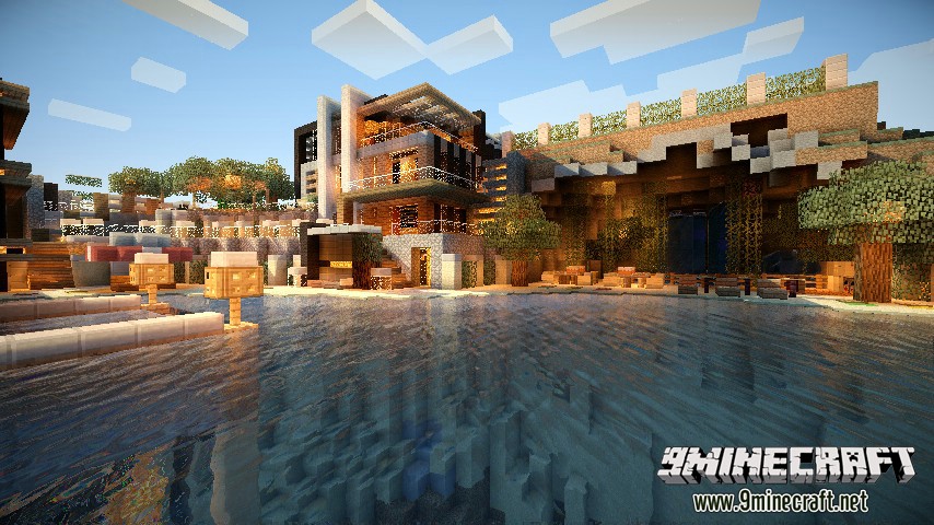 Luxurious Cove House Map 1.12.2, 1.11.2 for Minecraft 5