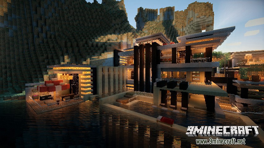 Luxurious Cove House Map 1.12.2, 1.11.2 for Minecraft 9