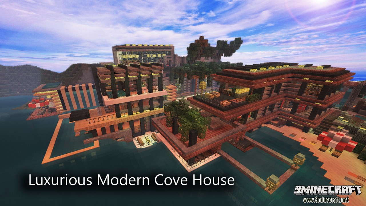 Luxurious Cove House Map 1.12.2, 1.11.2 for Minecraft 10