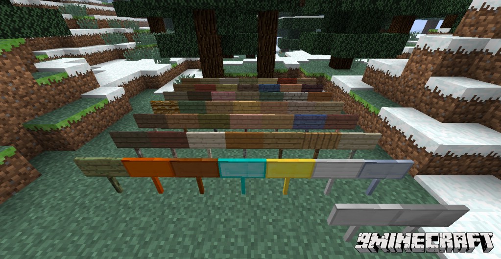 MoarSigns Mod 1.12.2, 1.11.2 (Emerald, Diamond Signs) 3