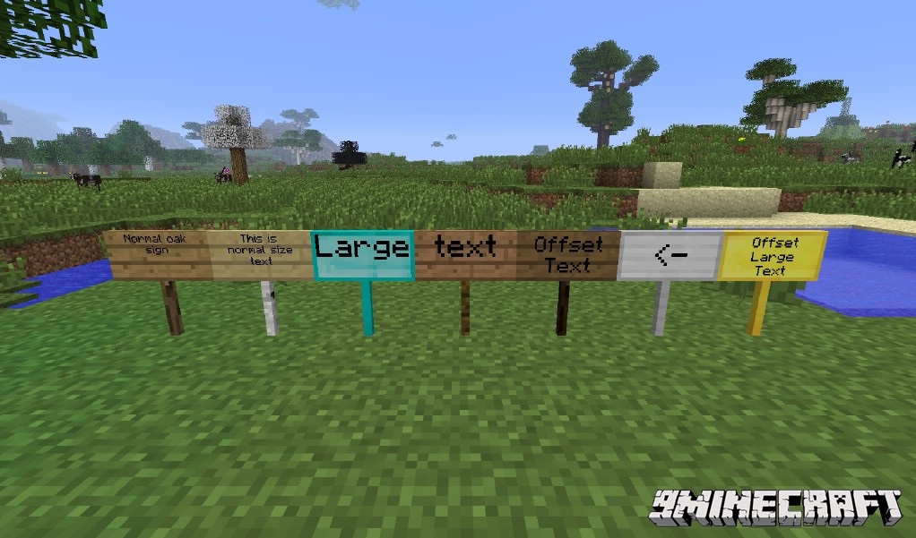 MoarSigns Mod 1.12.2, 1.11.2 (Emerald, Diamond Signs) 5