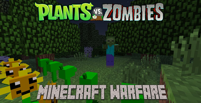 Plants Vs Zombies: Minecraft Warfare Mod 1.7.10 1