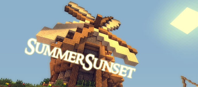 Summer Sunset Shaders Mod 1.7.10 - 9Minecraft.Net