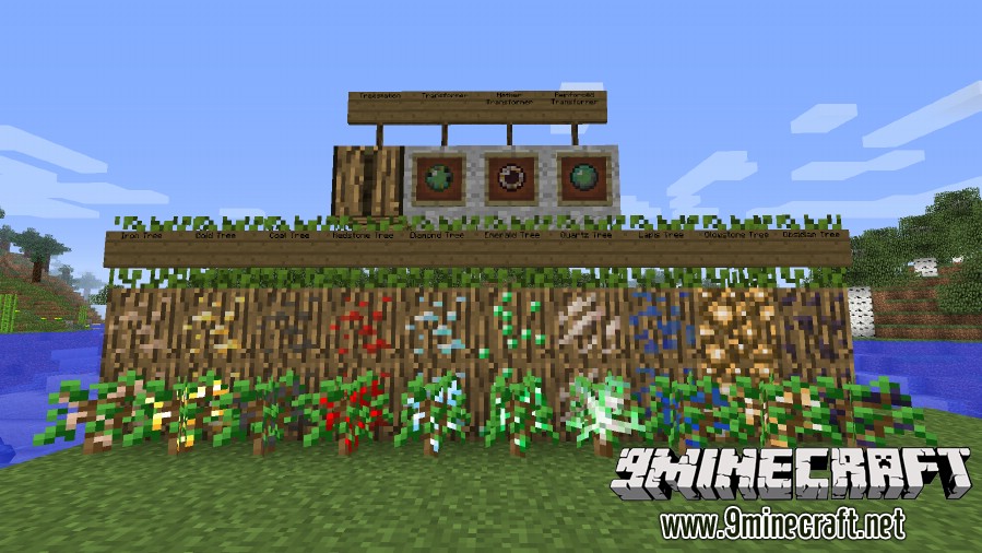 TreeOres Mod 1.11.2, 1.10.2 (Grow Trees Made of Ores) 6